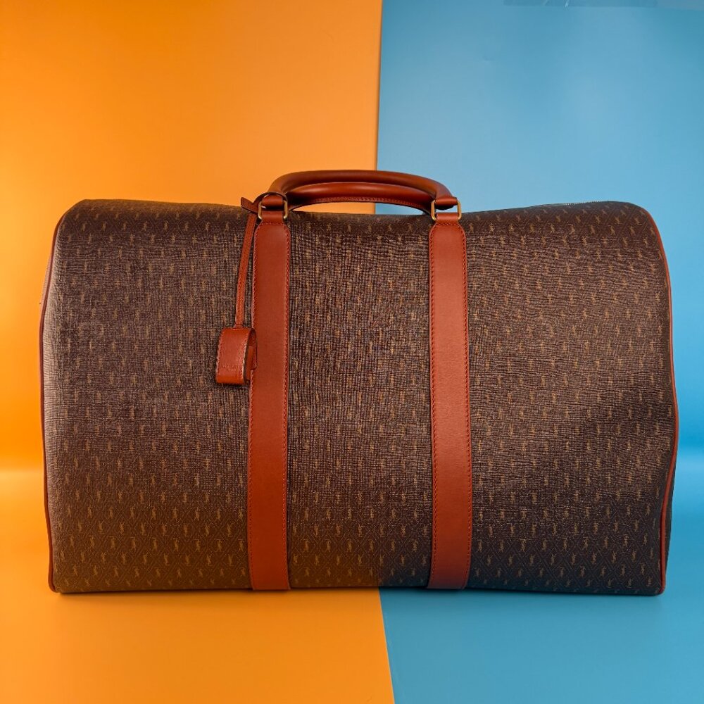 NEW YSL DUFFLE TRAVEL BAG WITH STRAP  Yves Saint Laurent - Picture 4 of 16